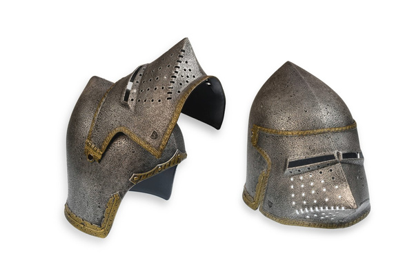 Rycerz ciężkozbrojny polski orzeł czerwony (średni b) - psi pysk, miecz 57cm