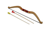 Łuk drewniany mini 60cm bezpieczny + 2 strzalki