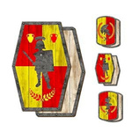 Tarcza rzymska legionisty prostokątna 43,5x28,5cm scutum