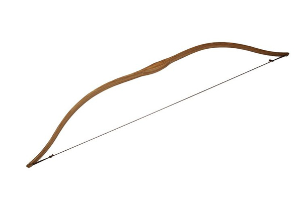 Łuk drewniany gięty 120 cm + kołczan + 3 strzały