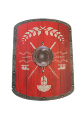Tarcza rzymska legionisty owalna 32x23cm scutum