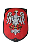 Rycerz ciężkozbrojny polski orzeł biało-czerwony (duży) - psi pysk, miecz 64