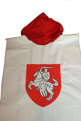 Rycerz herbu Pogoń - tunika z kapturem dla dorosłych