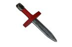 Sztylet / miecz czerwony 32 cm