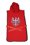 Rycerz ciężkozbrojny polski orzeł czerwony (średni b) - psi pysk, miecz 57cm