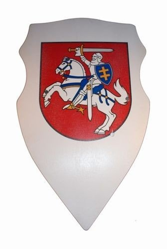 Rycerz ciężkozbrojny herbu Pogoń (duży) - psi pysk, miecz 64