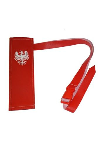 Miecz mały 49cm z pochwą czerwoną b