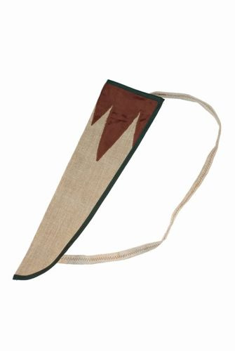 Łuk drewniany z otworem 93cm + kołczan + 3 strzały