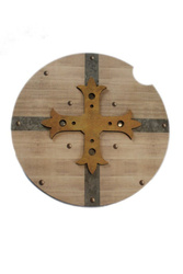 Tarcza rycerska z krzyżem okrągła 30cm