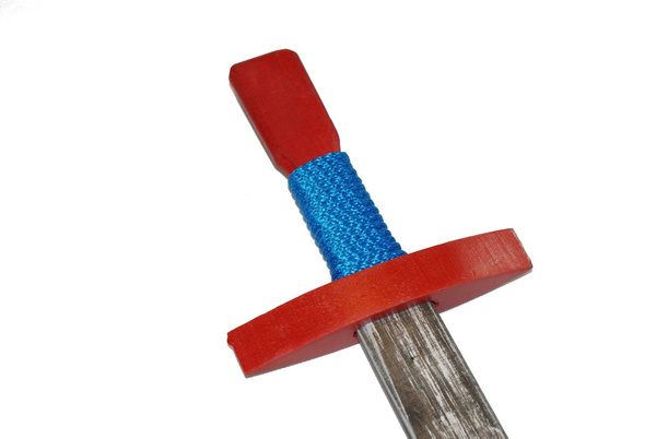 Zestaw rycerski mini tarcza + sztylet czerwony 32 cm z pochwą