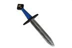 Sztylet z krzyżem metalowym 37 cm