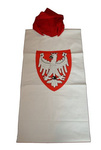 Rycerz polski orzeł - tunika z kapturem dla dorosłych