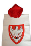 Rycerz polski orzeł - tunika z kapturem dla dorosłych