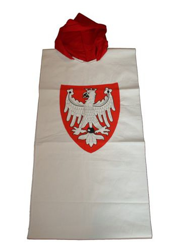 Rycerz polski orzeł - tunika z kapturem dla dorosłych