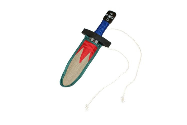 Sztylet / miecz krzyżacki 32 cm z pochwą płócienną