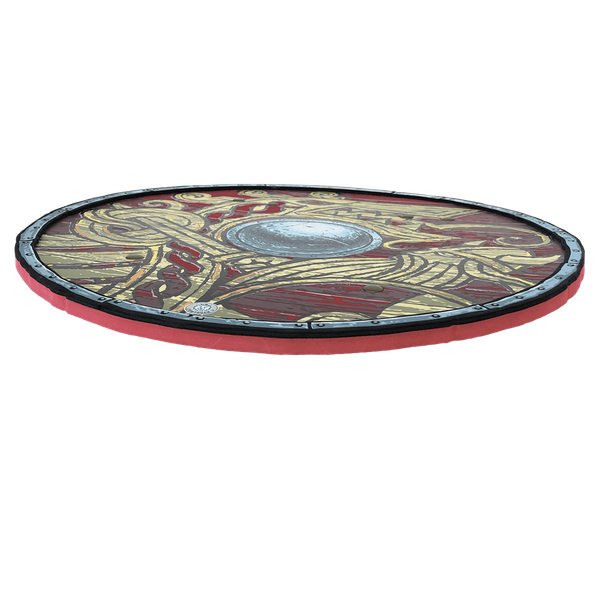 Zestaw wikinga miecz tarcza i topór Liontouch