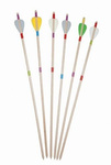 Łuk drewniany (różne kolory) 115cm + kołczan + 3 strzały