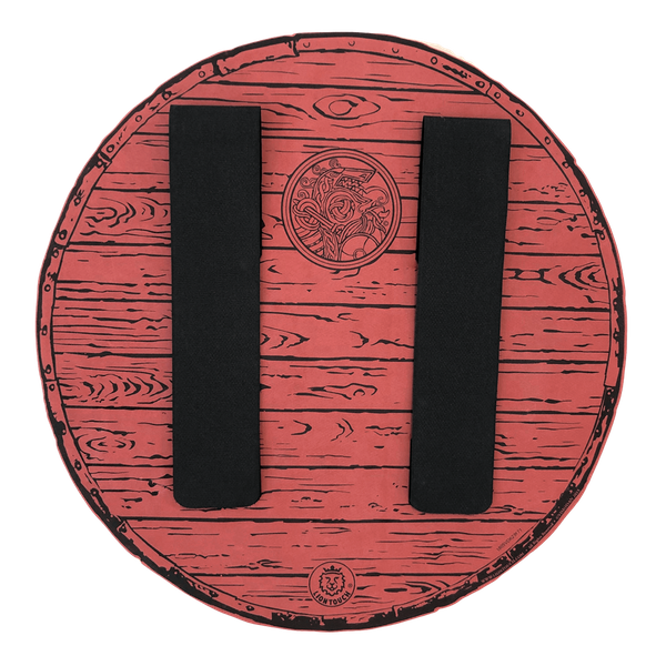 Zestaw wikinga miecz tarcza i topór Liontouch