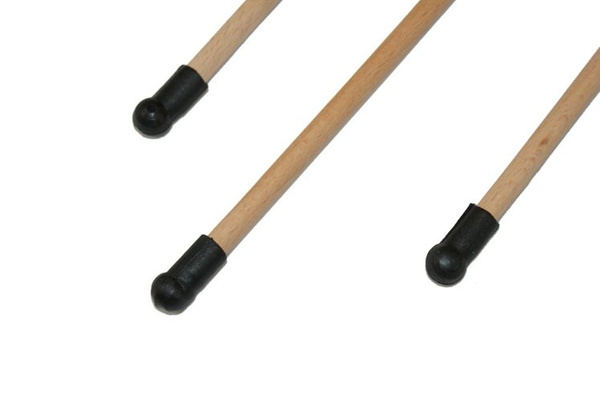 Strzała drewniana do łuku (60cm) - z gumową końcówką.