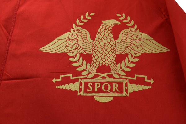 Strój Rzymianin / Legionista / Gladiator płaszcz czerwony