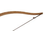 Łuk drewniany gięty 120 cm + kołczan + 3 strzały