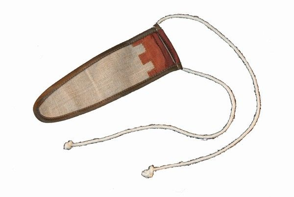 Sztylet / miecz krzyżacki 32 cm z pochwą płócienną