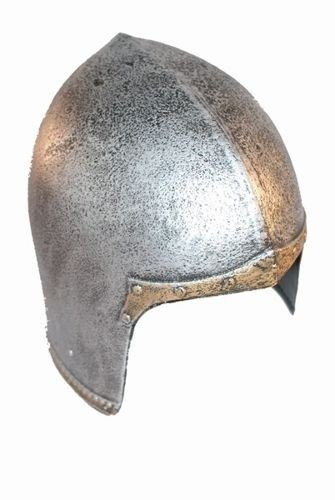 Stój rycerz Zawisza Czarny 5-el; hełm, tunika z kapturem, miecz z pochwą i tarcza