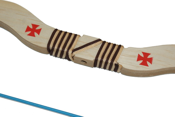 Łuk drewniany mini 60cm bezpieczny + 2 strzalki