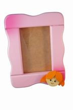 Ramka na zdjęcia dziewczynka różowa