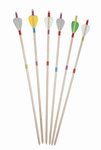 Łuk drewniany (różne kolory) 115cm + kołczan + 3 strzały