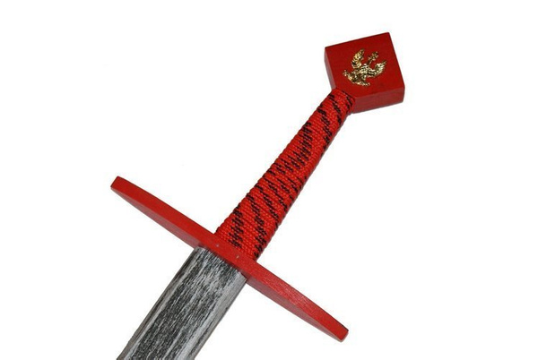 Miecz średni z orłem metalowym 63 cm i pochwą