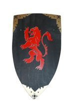 Tarcza drewniana duża lew - różne kolory