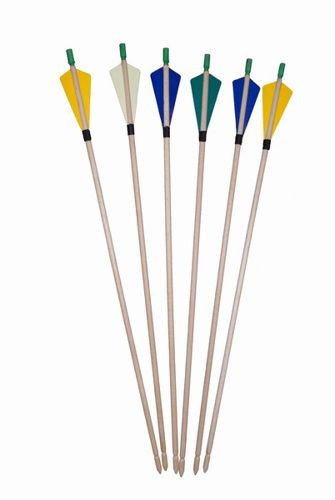 Łuk drewniany gięty 120 cm + kołczan + 3 strzały