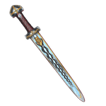 Zestaw wikinga miecz tarcza i topór Liontouch