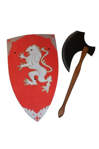 Tarcza duża ze średnim toporem (różne wzory)