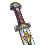 Miecz piankowy wiking czerwony 54cm Liontouch