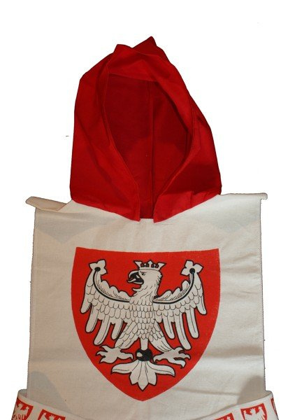 Rycerz ciężkozbrojny polski orzeł biało-czerwony (duży) - psi pysk, miecz 64