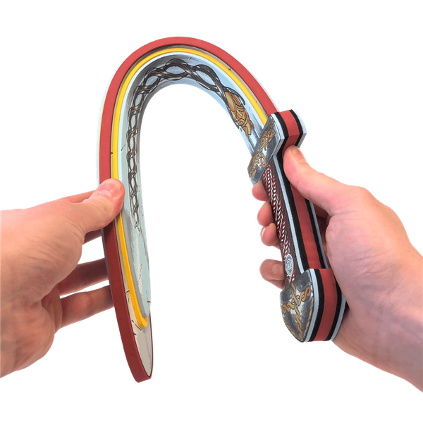 Zestaw wikinga miecz tarcza i topór Liontouch