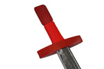 Sztylet / miecz czerwony 32 cm