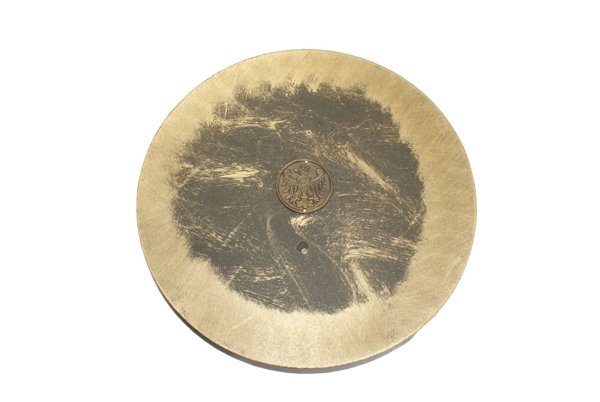 Tarcza drewniana okrągła śr. 35cm - orzeł metalowy